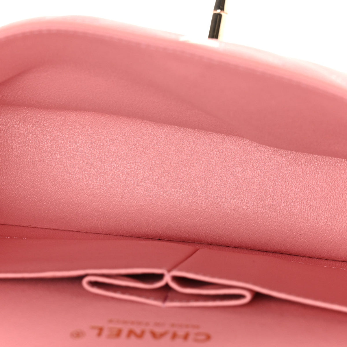 Caviar Chevron Quilted Small Double Flap Pink wholesalehk.shop
