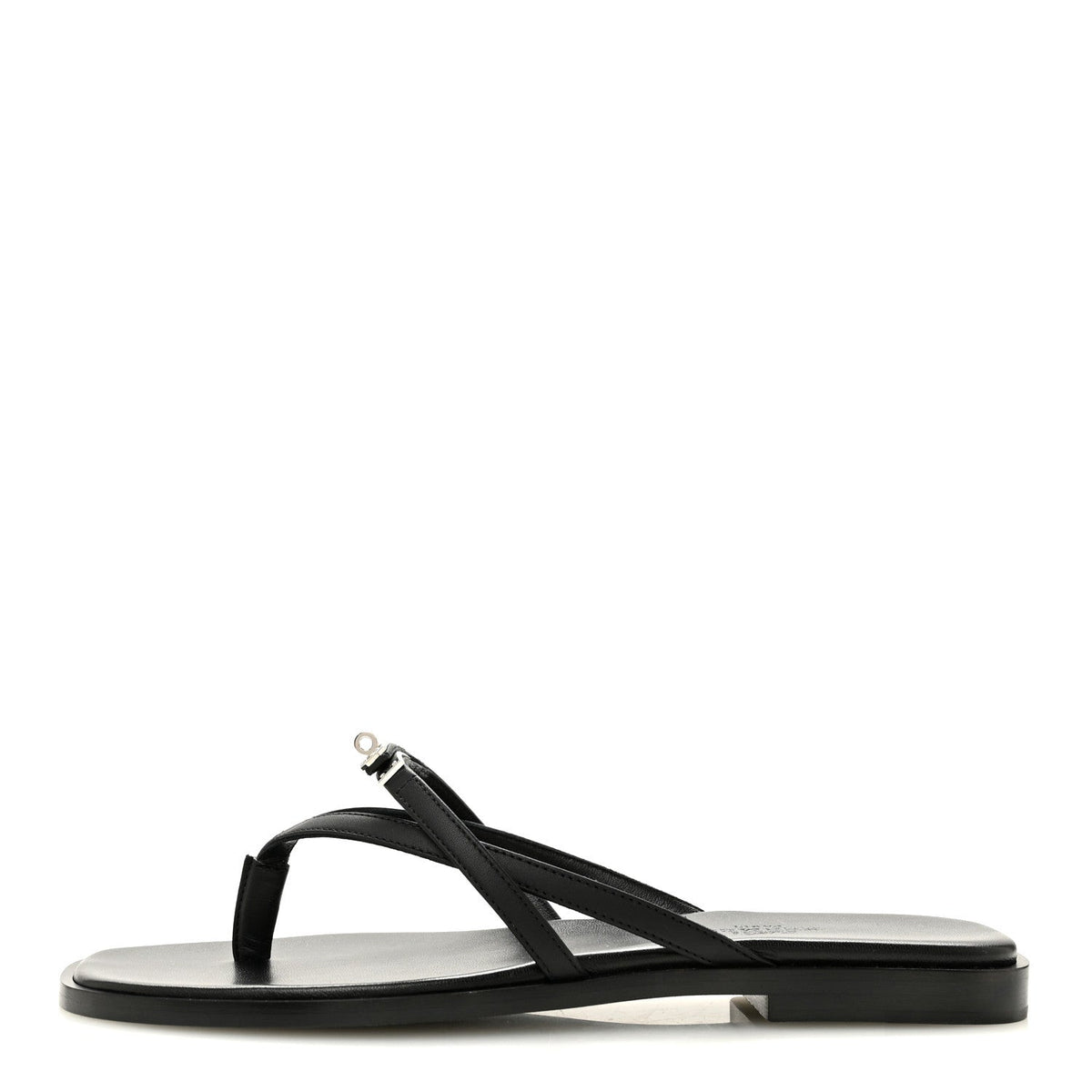 Calfskin Miss Sandals 36 Black wholesalehk.shop