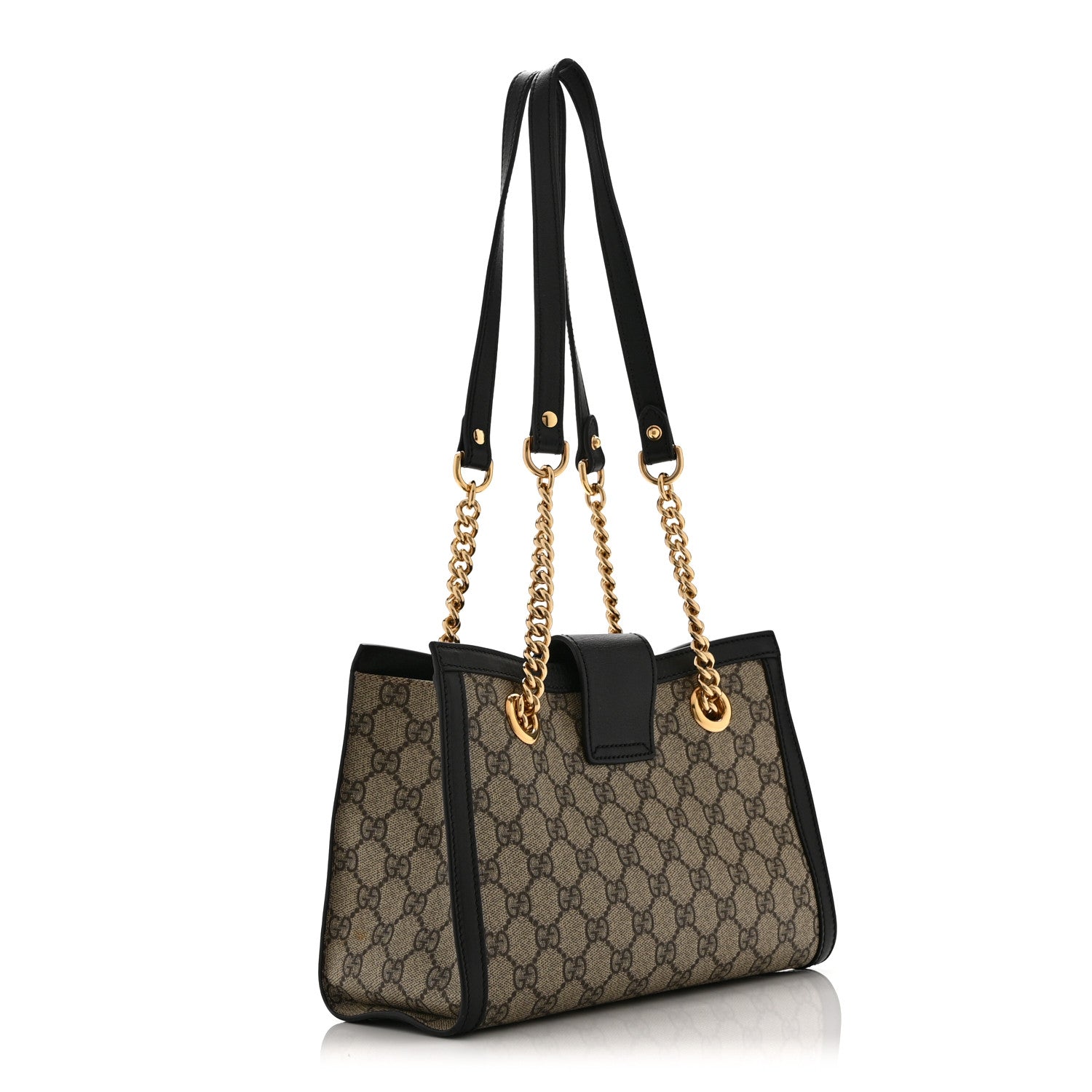 GG Supreme Monogram Small Padlock Tote Black £¨ Direct shipment via from wholesalehk.shop