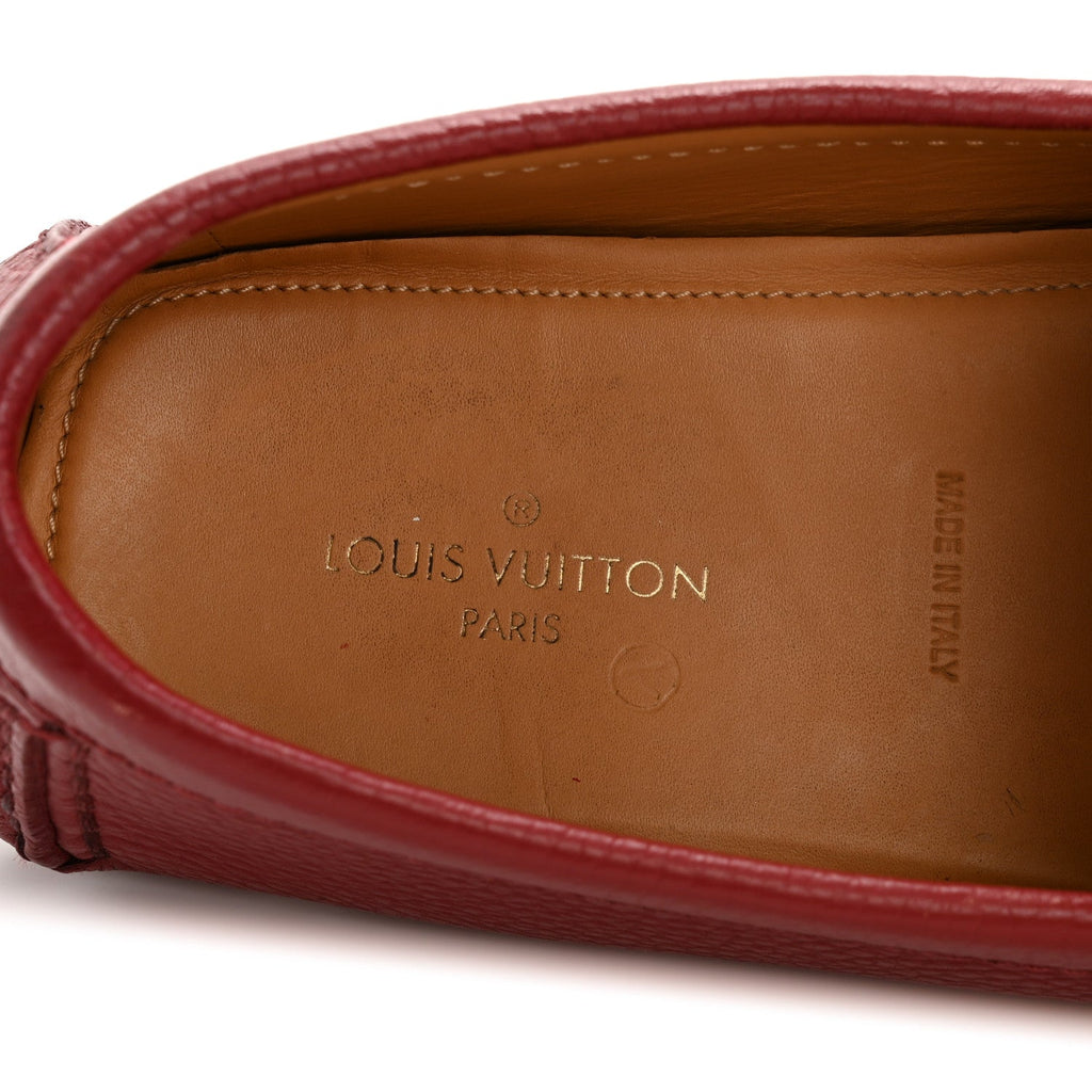 Calfskin Mens Monte Carlo Car Shoe Moccasin Loafers 9 Red £¨ Direct shipment via from wholesalehk.shop