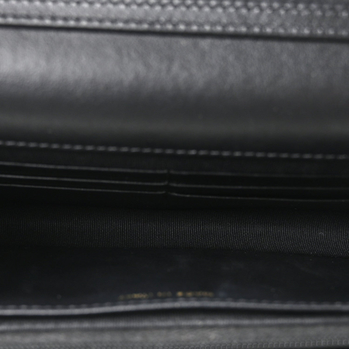Caviar Quilted Camellia Wallet On Chain WOC Black wholesalehk.shop