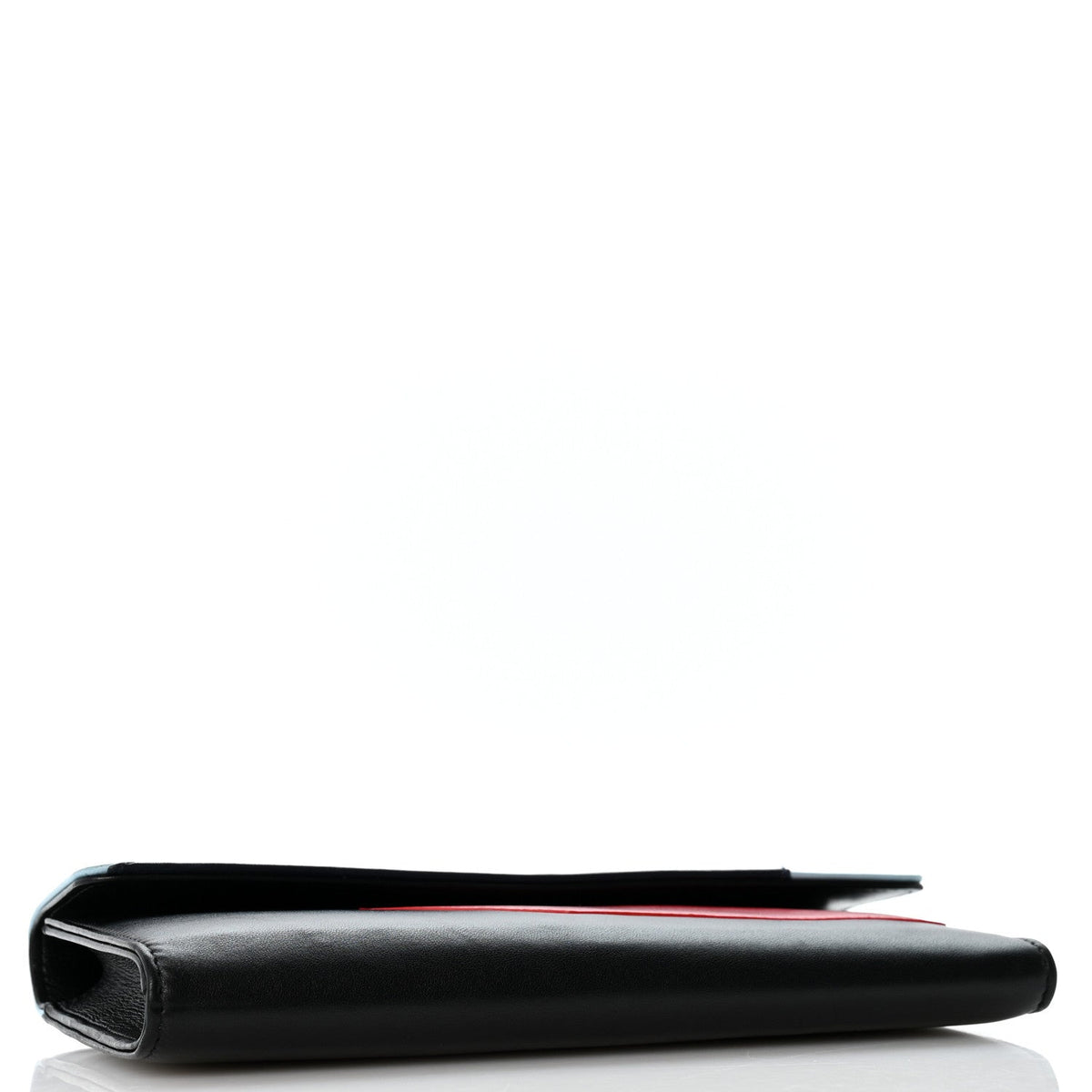 Lambskin Airlines Wallet On Chain WOC Blue Black Red wholesalehk.shop