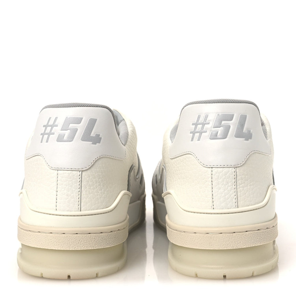 Calfskin Mens LV Trainer Sneakers 10 White £¨ Direct shipment via from wholesalehk.shop