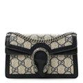 GG Supreme Monogram Textured Dollar Calfskin Super Mini Dionysus Shoulder Bag Beige Blue wholesalehk.shop