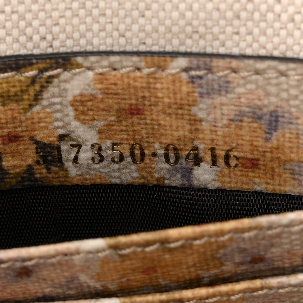 GG Supreme Monogram Water Flora Web Mini Ophidia Shoulder Bag Beige White Multicolor wholesalehk.shop