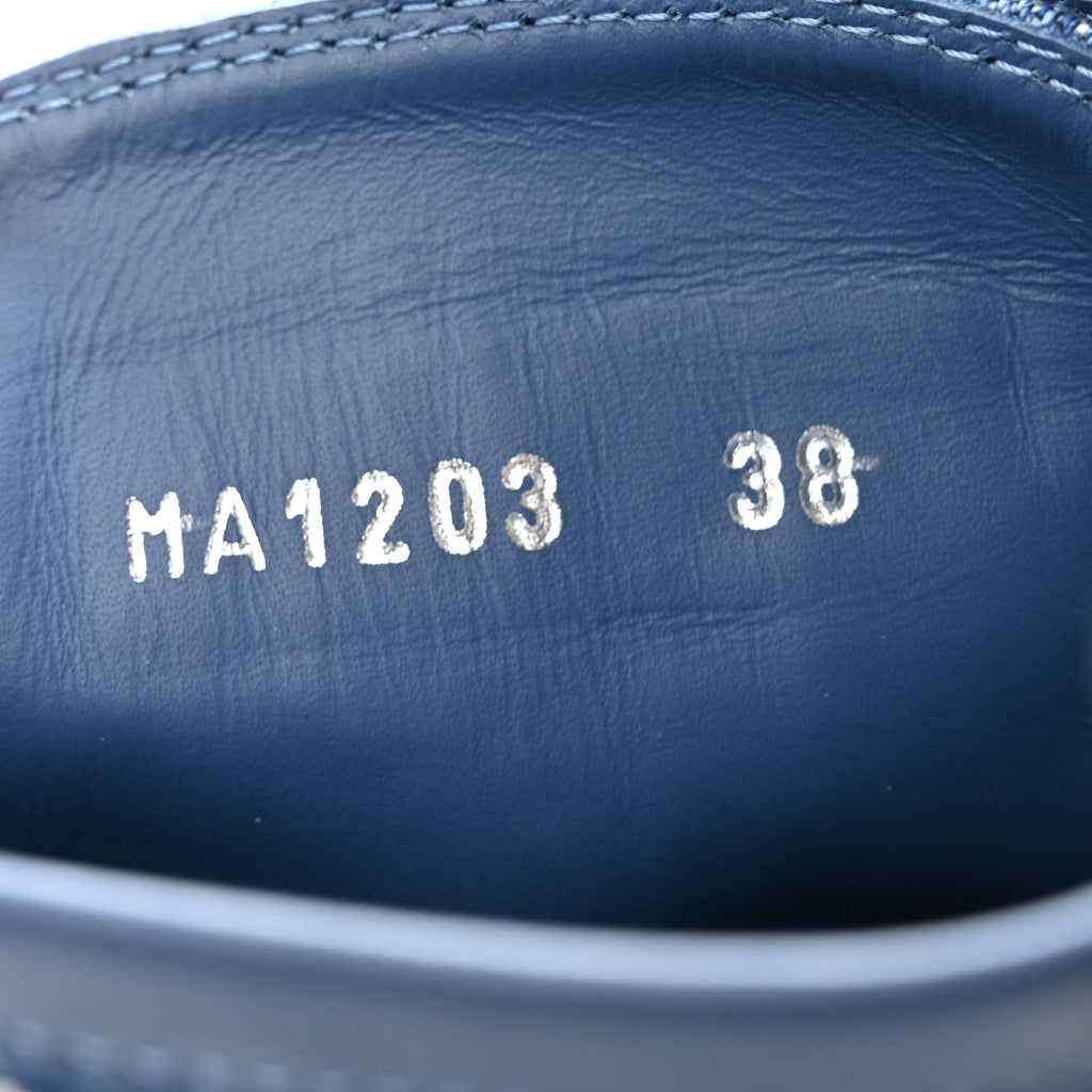 Calfskin Monogram Denim Laureate Platform Desert Boots 38 Blue £¨ Direct shipment via from wholesalehk.shop