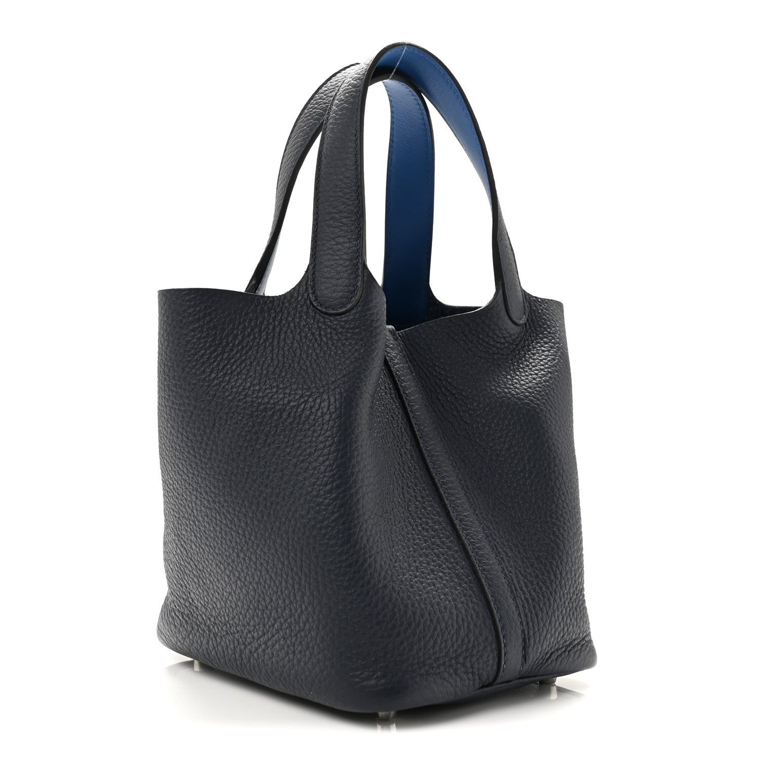 Taurillon Clemence Swift Eclat Picotin Lock 18 PM Bleu Encre Bleu Zellige £¨ Direct shipment via from wholesalehk.shop