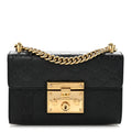 Guccissima Small Padlock Shoulder Bag Black £¨ Direct shipment via from wholesalehk.shop