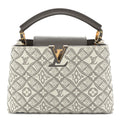 Calfskin Since 1854 Embroidered Capucines BB Ecru Taupe £¨ Direct shipment via from wholesalehk.shop