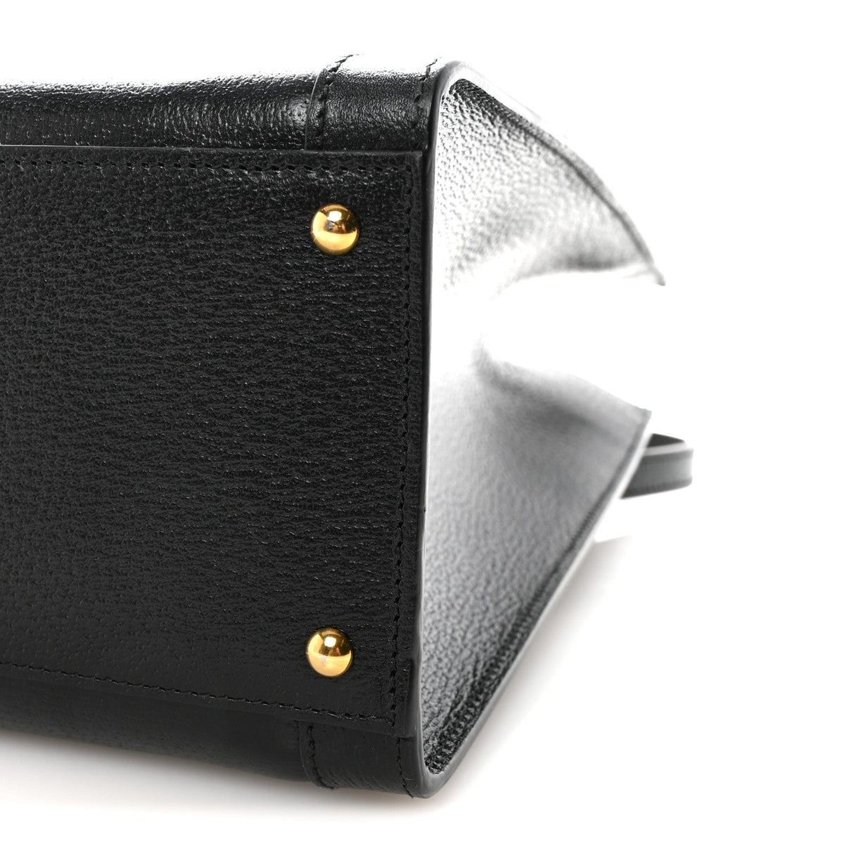 Textured Dollar Calfskin Web Medium Diana Tote Bag Black Dusty Grey wholesalehk.shop