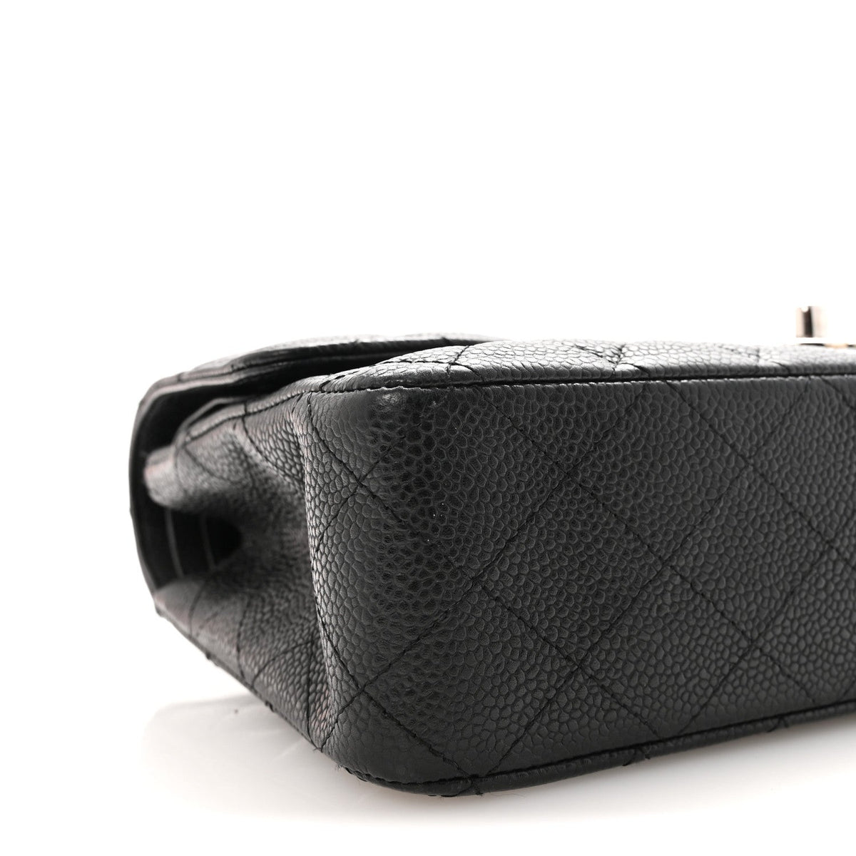 Caviar Quilted Medium Double Flap Black wholesalehk.shop