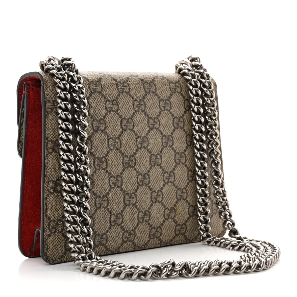 GG Supreme Monogram Mini Dionysus Shoulder Bag Red wholesalehk.shop