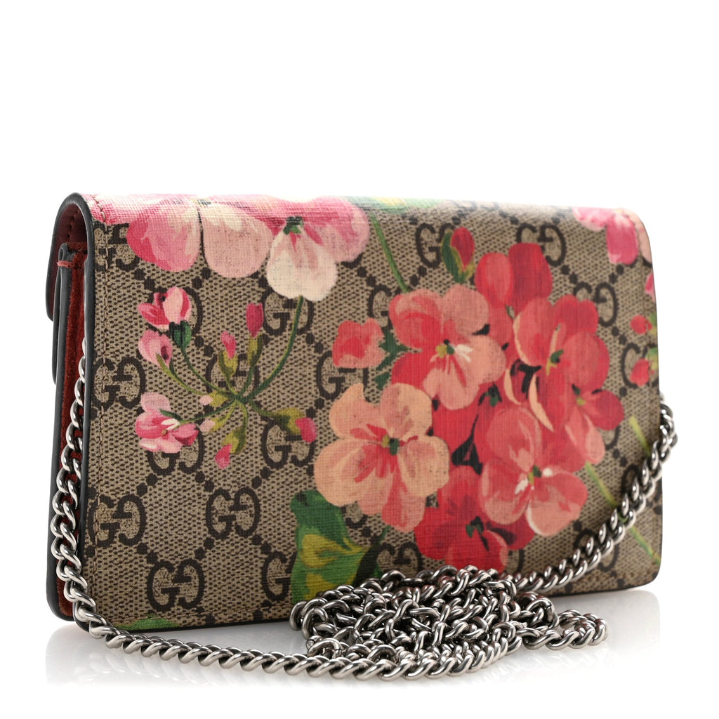 GG Supreme Monogram Blooms Super Mini Dionysus Shoulder Bag Beige Multicolor Dry Rose Beige Multicolor Dry Rose wholesalehk.shop