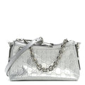 Shine Guccissima Emblem Small Shoulder Bag Silver £¨ Direct shipment via from wholesalehk.shop