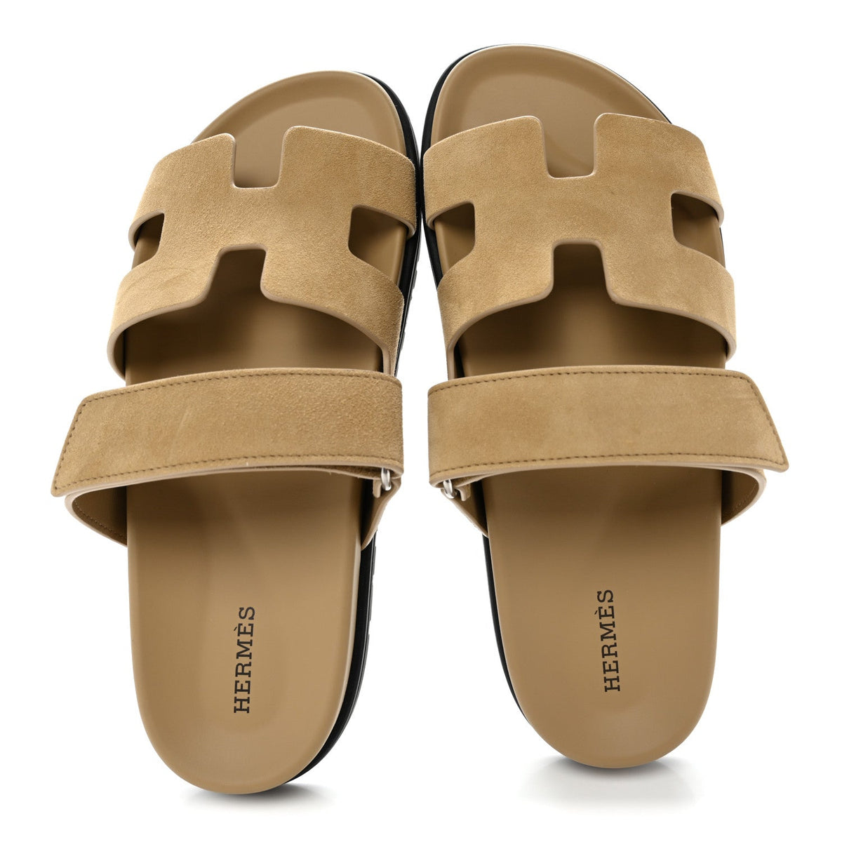 Suede Goatskin Womens Chypre Sandals 39 Beige Lin wholesalehk.shop