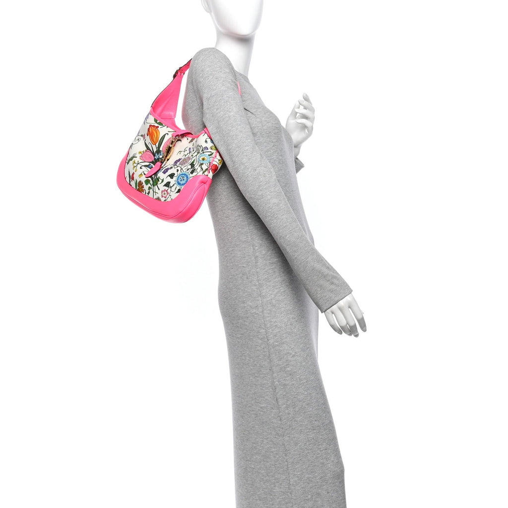 Canvas Flora Medium Jackie Hobo Fuchsia £¨ Direct shipment via from wholesalehk.shop