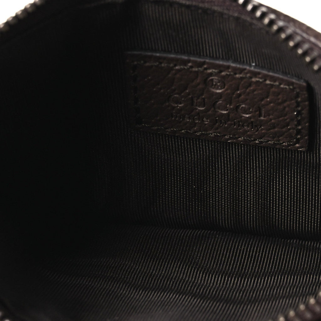 GG Supreme Monogram Web Ophidia Coin Case Brown wholesalehk.shop