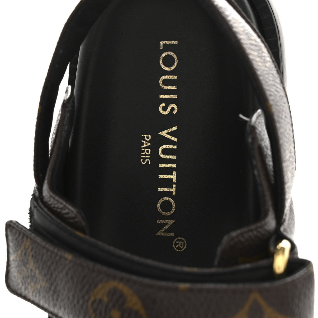 Monogram LV Sunset Comfort Flat Sandals 37.5 Cacao Brown £¨ Direct shipment via from wholesalehk.shop
