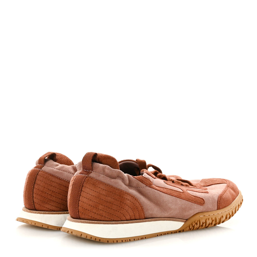 Suede Goatskin Jet Sneakers 38.5 Rose Antique Rouge Sepia wholesalehk.shop