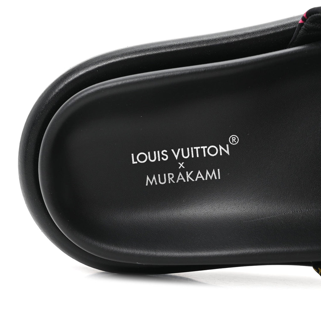 LV X TM Monogram Multicolor Pool Pillow Flat Comfort Mule 35 Black £¨ Direct shipment via from wholesalehk.shop