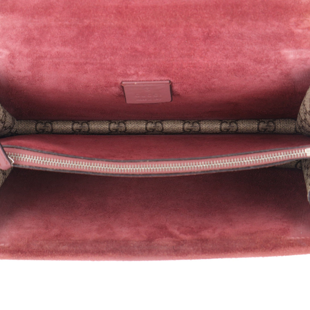 GG Supreme Monogram Blooms Small Dionysus Shoulder Bag Beige Multicolor Dry Rose wholesalehk.shop