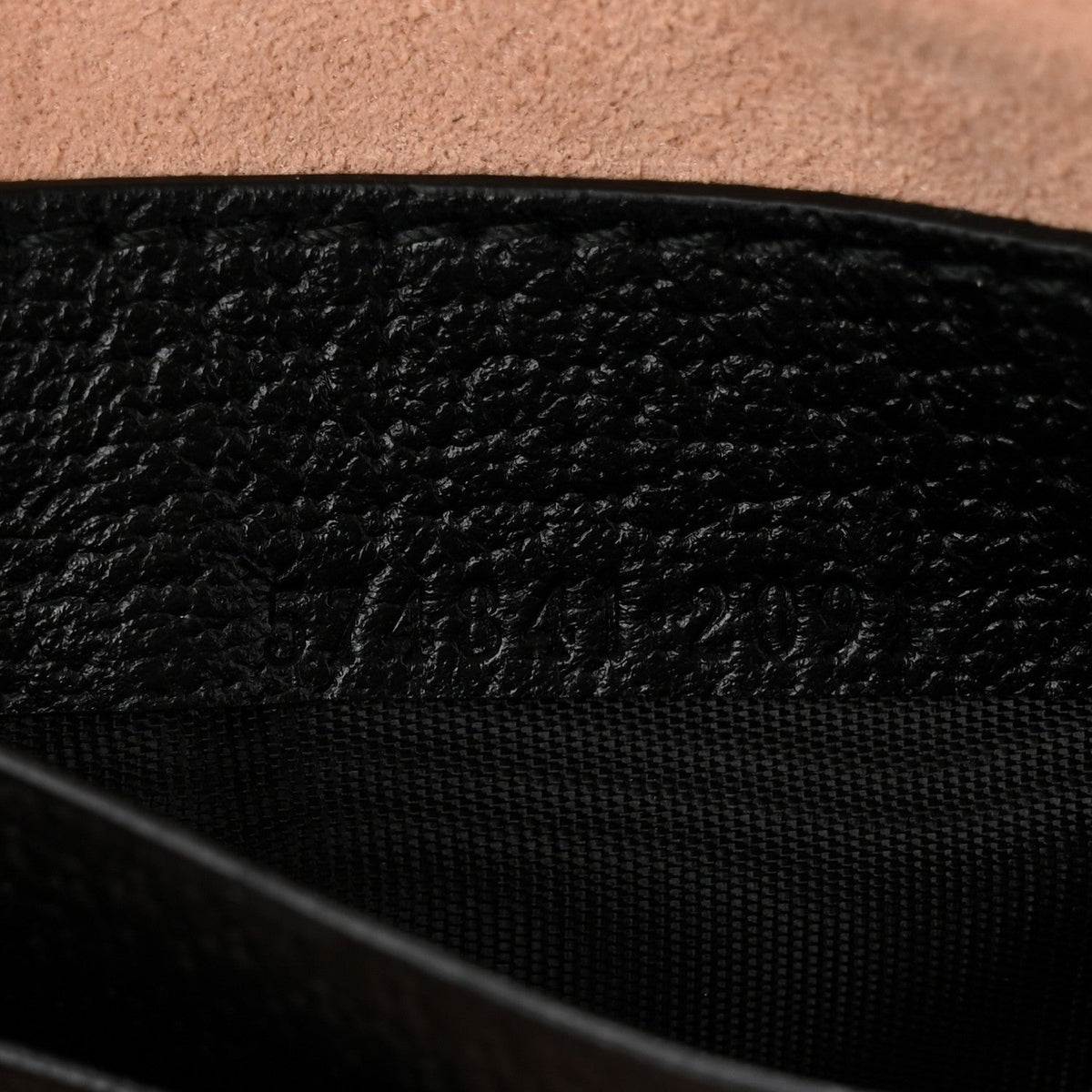 Textured Calfskin Web Ophidia Round Wrist Wallet Black wholesalehk.shop