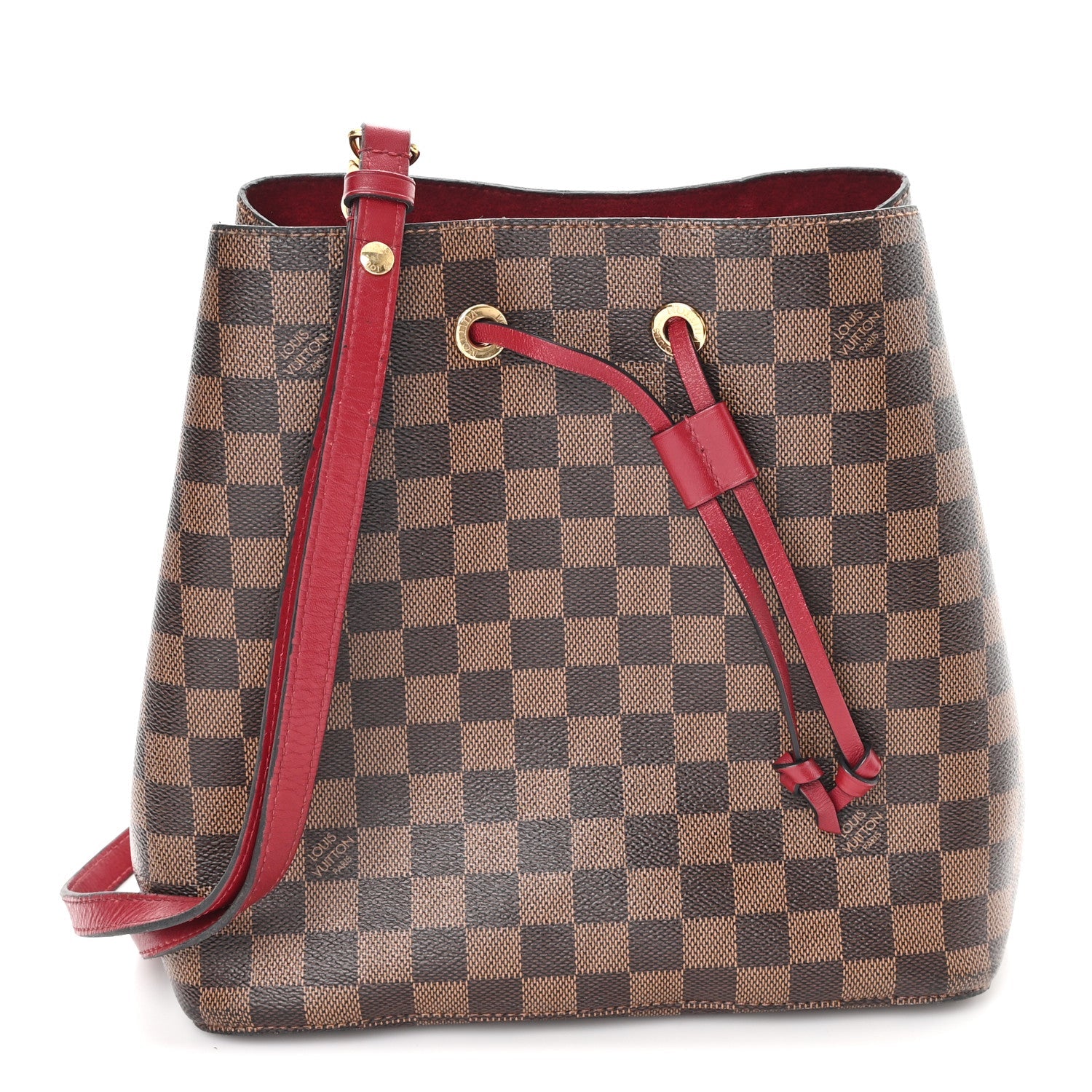 Damier Ebene Neonoe MM Cherry Berry £¨ Direct shipment via from wholesalehk.shop