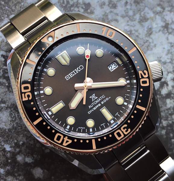 Seiko Prospex Sea Diver Automatic Brown Dial Silver Steel Strap Watch For Men - SPB240J1 wholesalehk.shop