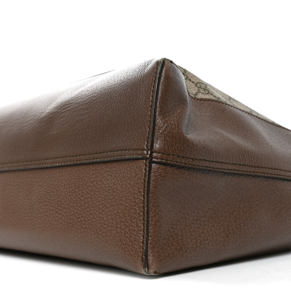 GG Supreme Monogram Web Ophidia Tote Brown wholesalehk.shop