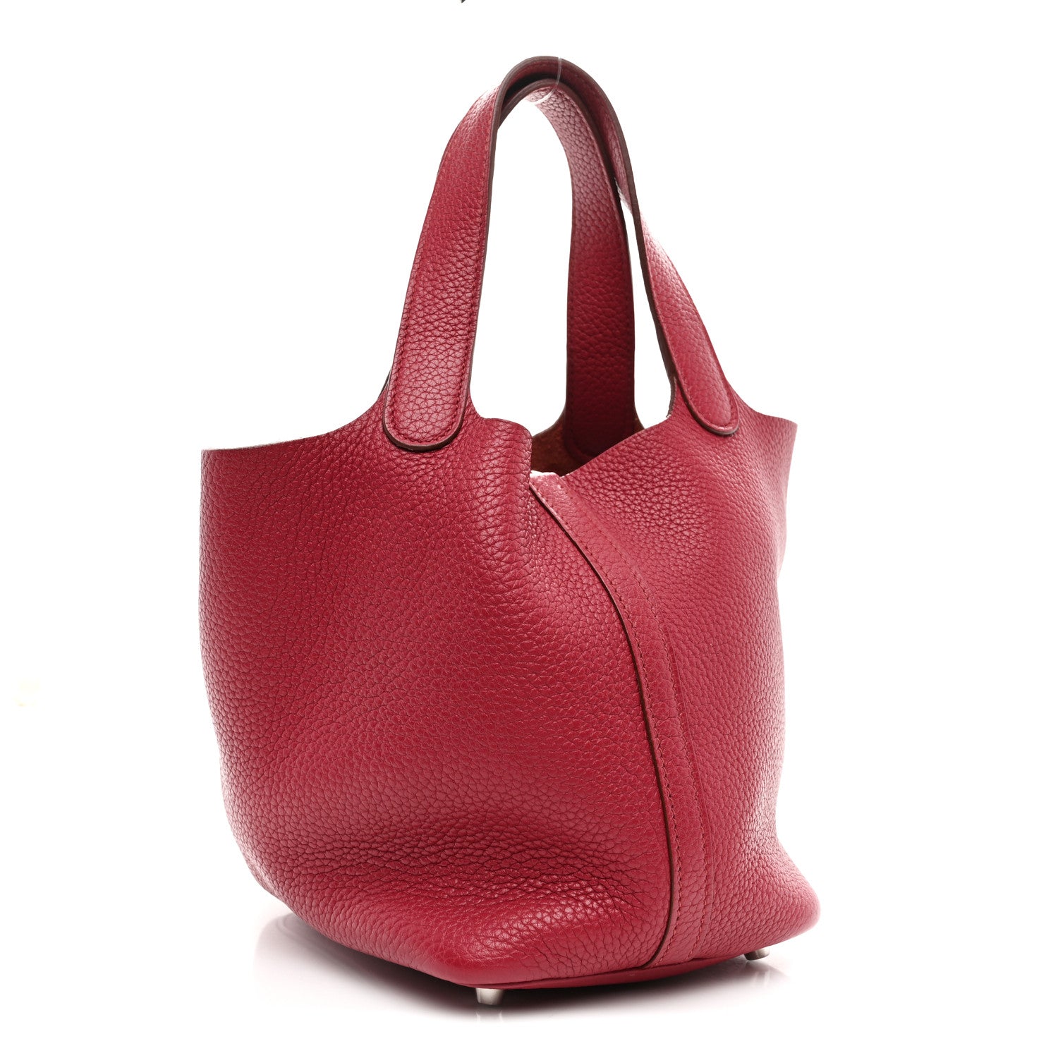 Taurillon Clemence Picotin Lock 18 PM Rubis £¨ Direct shipment via from wholesalehk.shop
