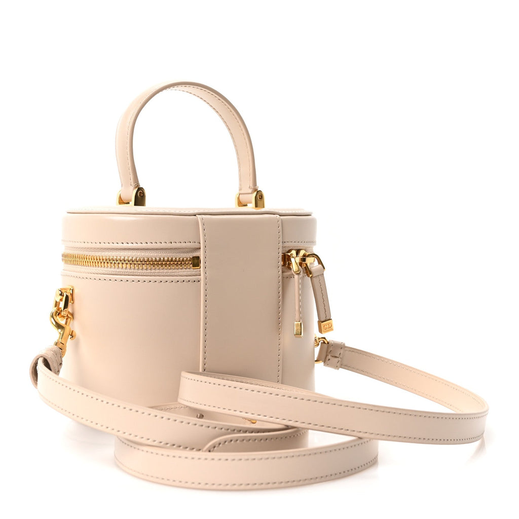 Calfskin CD Signature Vanity Caramel Beige wholesalehk.shop