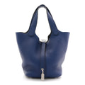 Taurillon Clemence Picotin Lock 18 PM Bleu Saphir £¨ Direct shipment via from wholesalehk.shop