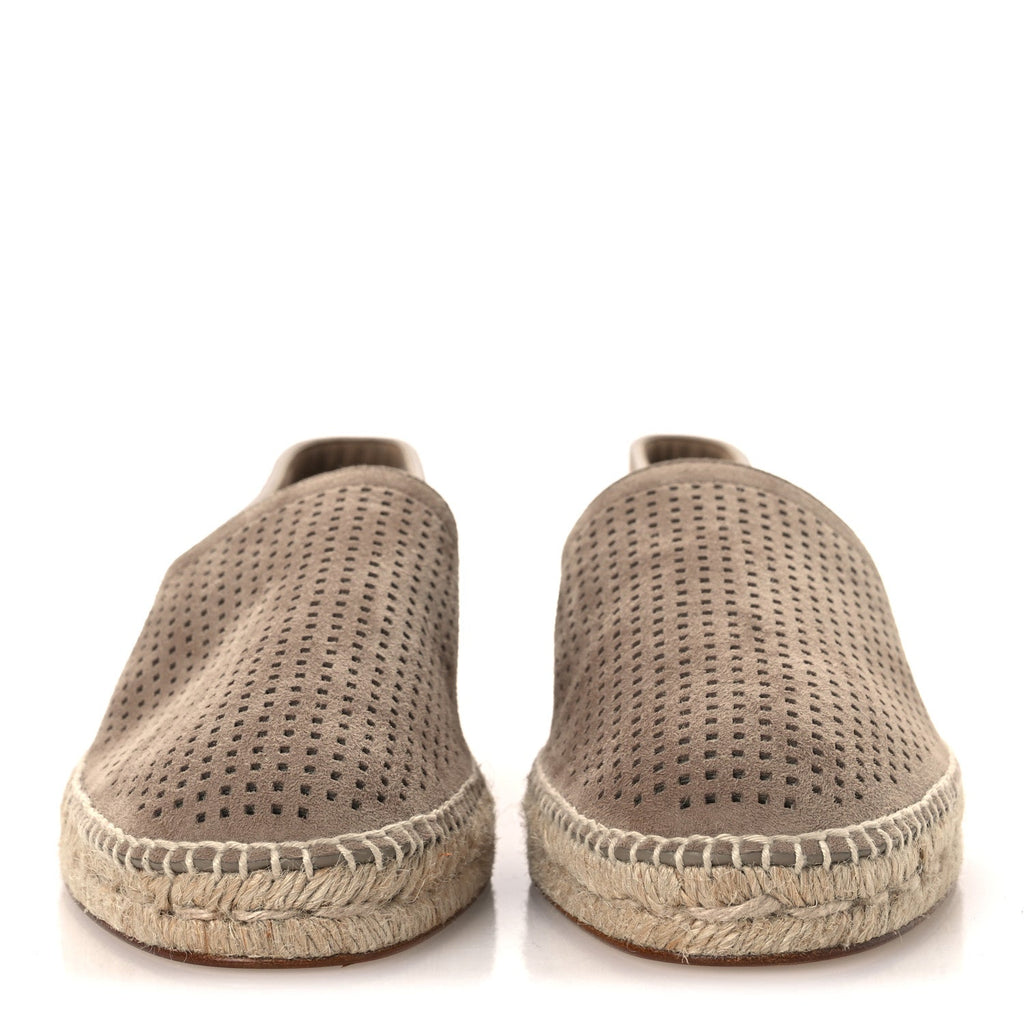 Suede Goatskin Mens Enrique Espadrilles 42 Beige Sable wholesalehk.shop