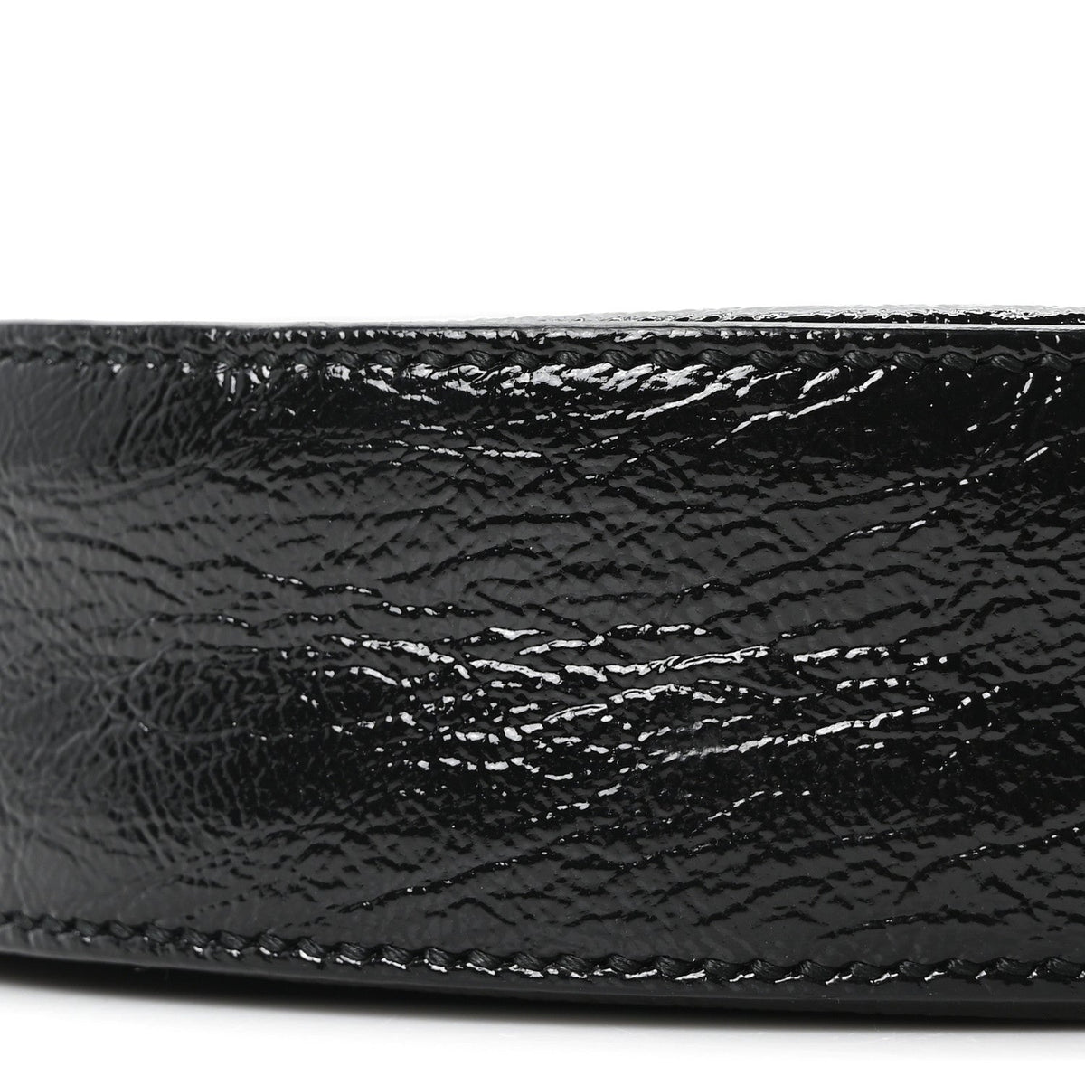 Suede Patent Web Mini Ophidia Round Shoulder Bag Black wholesalehk.shop