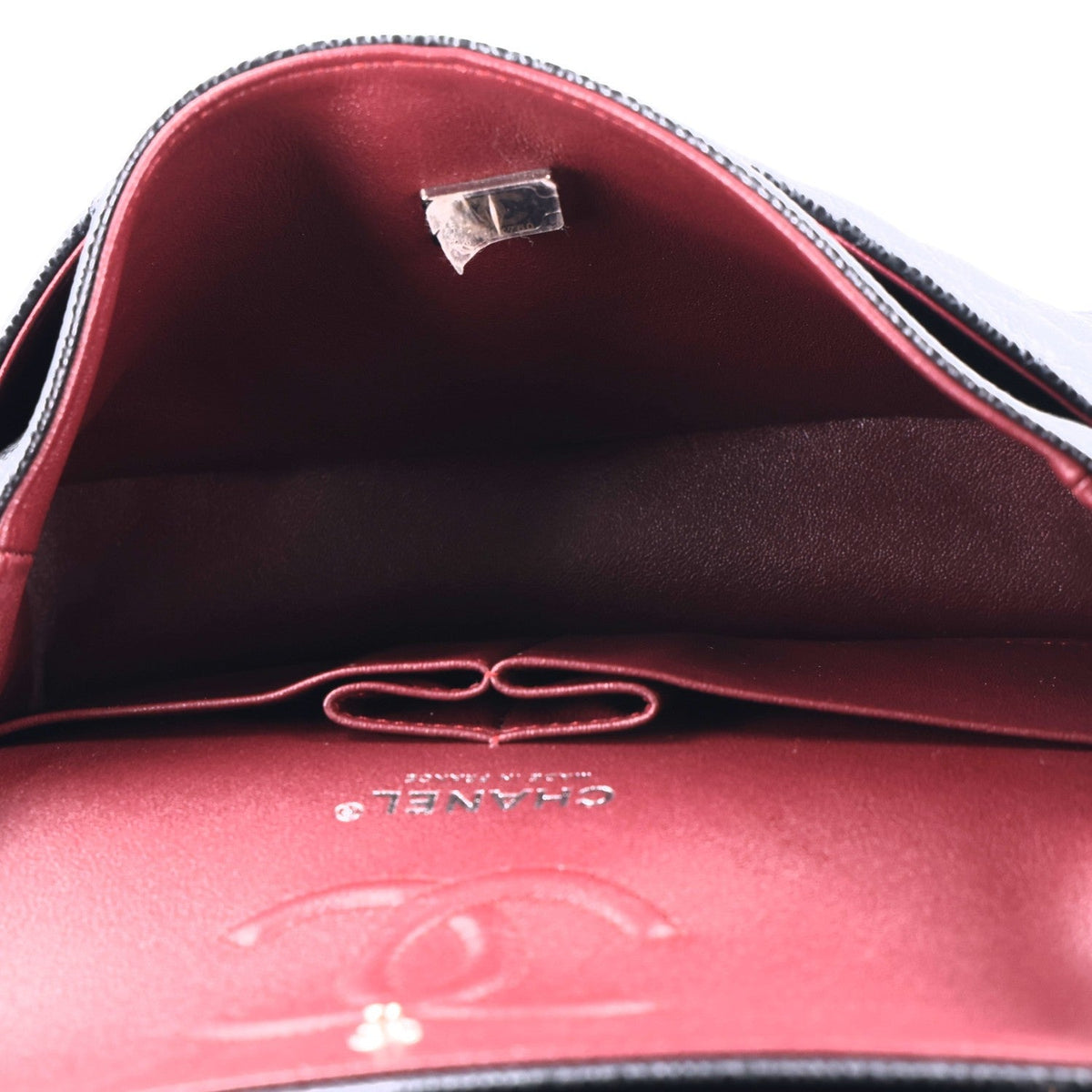Caviar Quilted Small Double Flap Black wholesalehk.shop