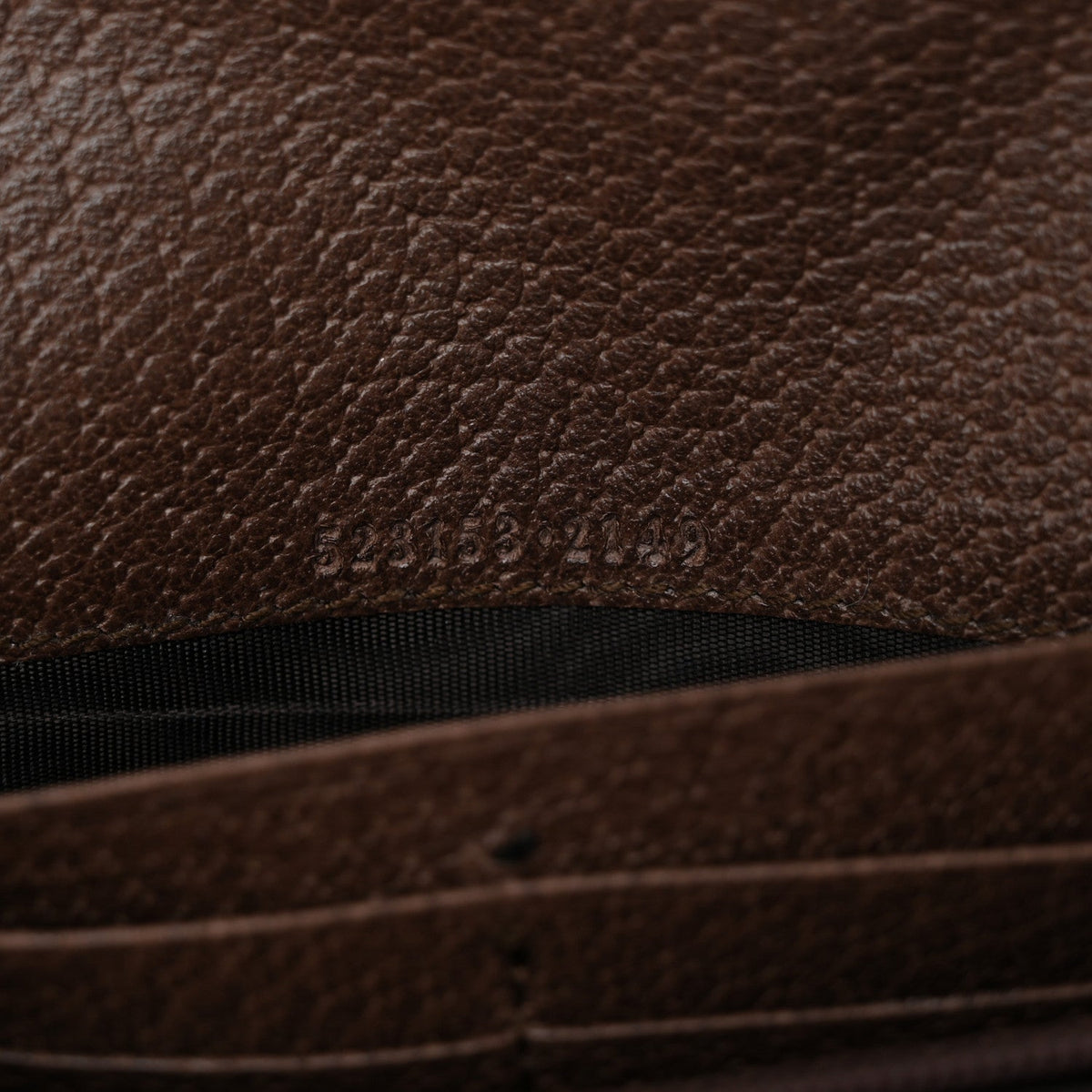 GG Supreme Monogram Web Ophidia Continental Wallet Brown wholesalehk.shop