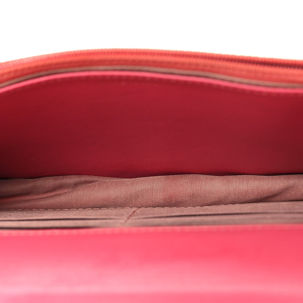 Wool Tweed Lambskin Quilted Chanel 19 Wallet On Chain WOC Coral Pink wholesalehk.shop