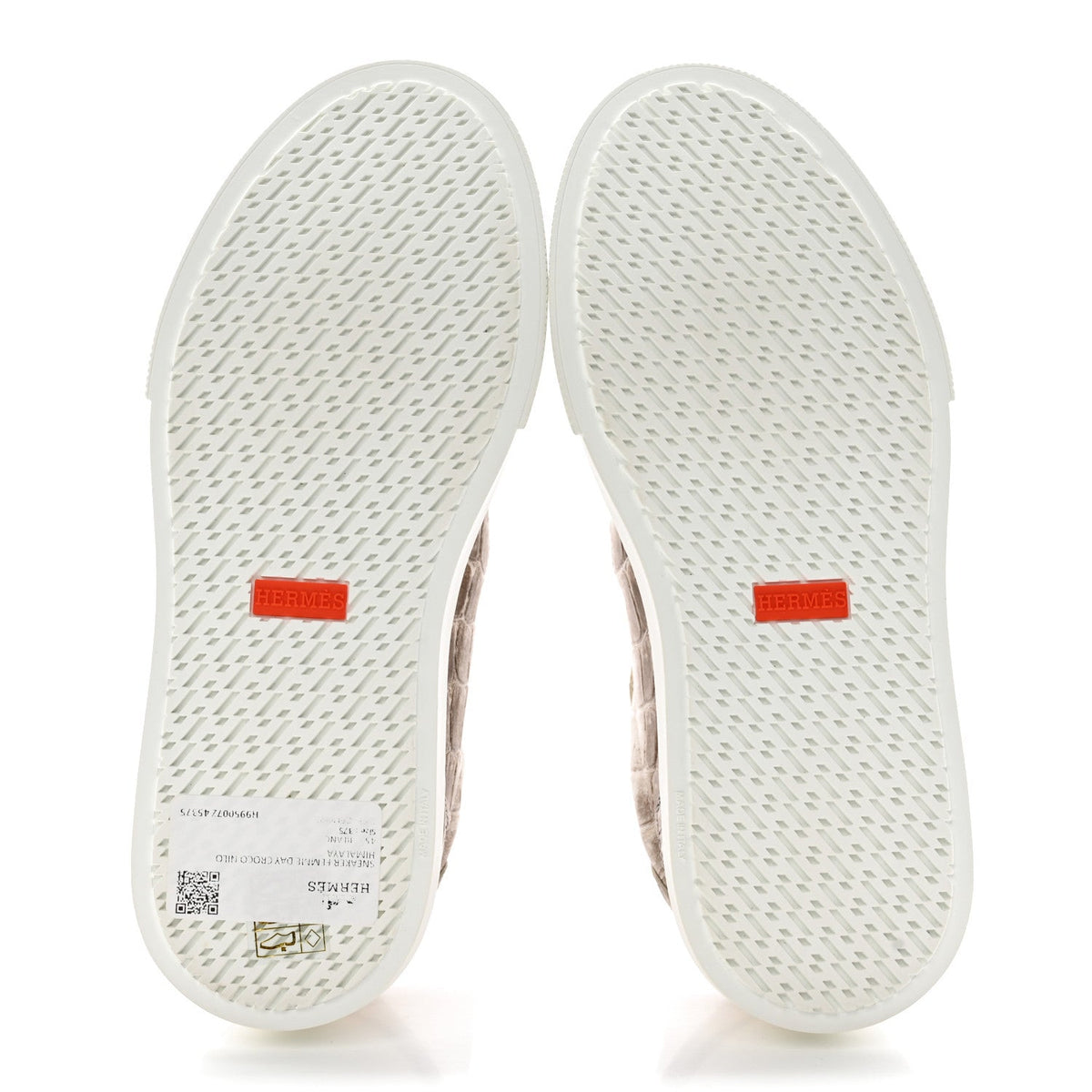 Matte Niloticus Crocodile Himalaya Day Sneaker 37.5 Blanc wholesalehk.shop