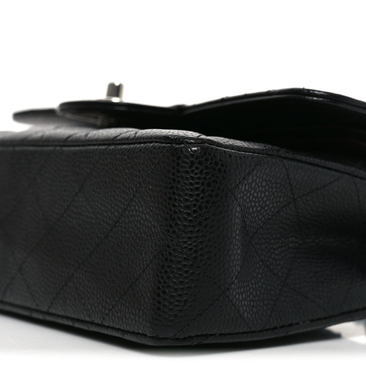 Caviar Quilted Small Double Flap Black wholesalehk.shop