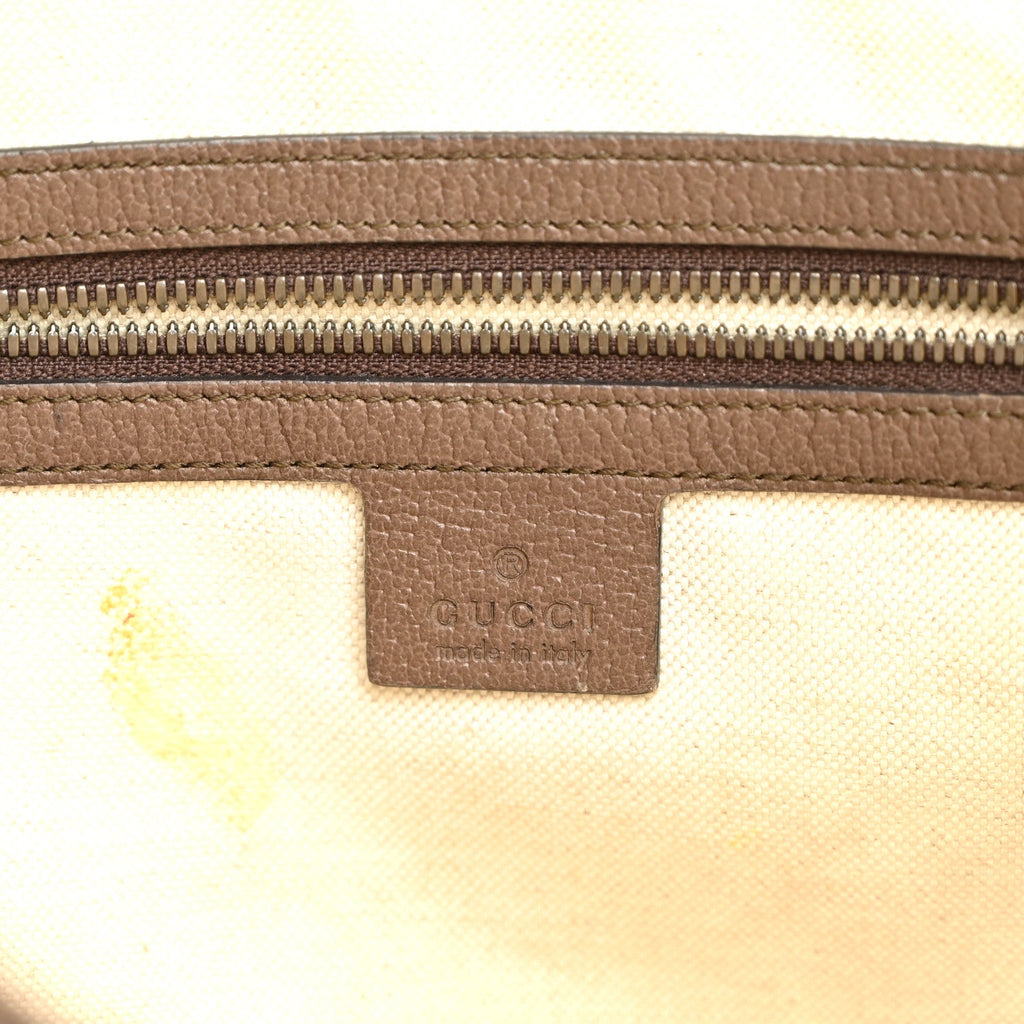 GG Supreme Monogram Web Small Ophidia Half Moon Hobo Brown wholesalehk.shop