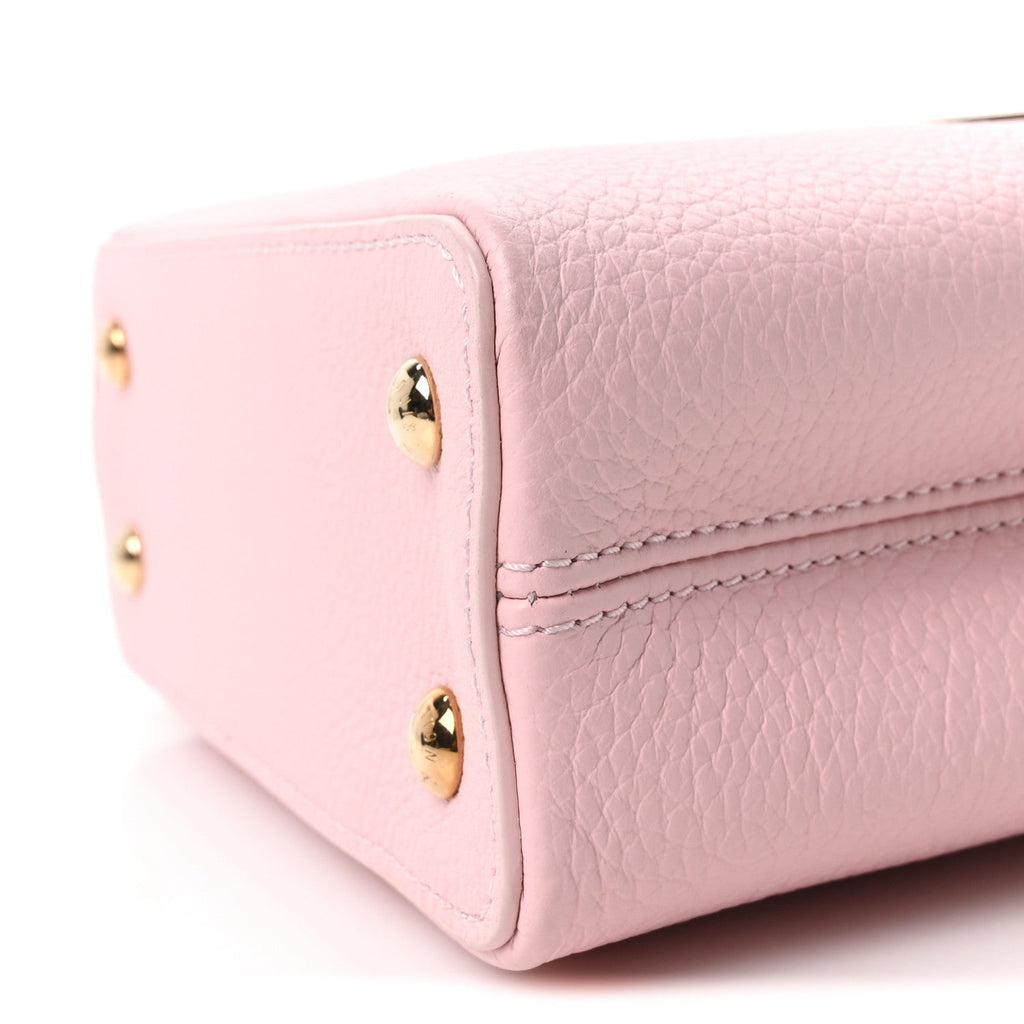 Taurillon Marble Capucines Mini Pink £¨ Direct shipment via from wholesalehk.shop