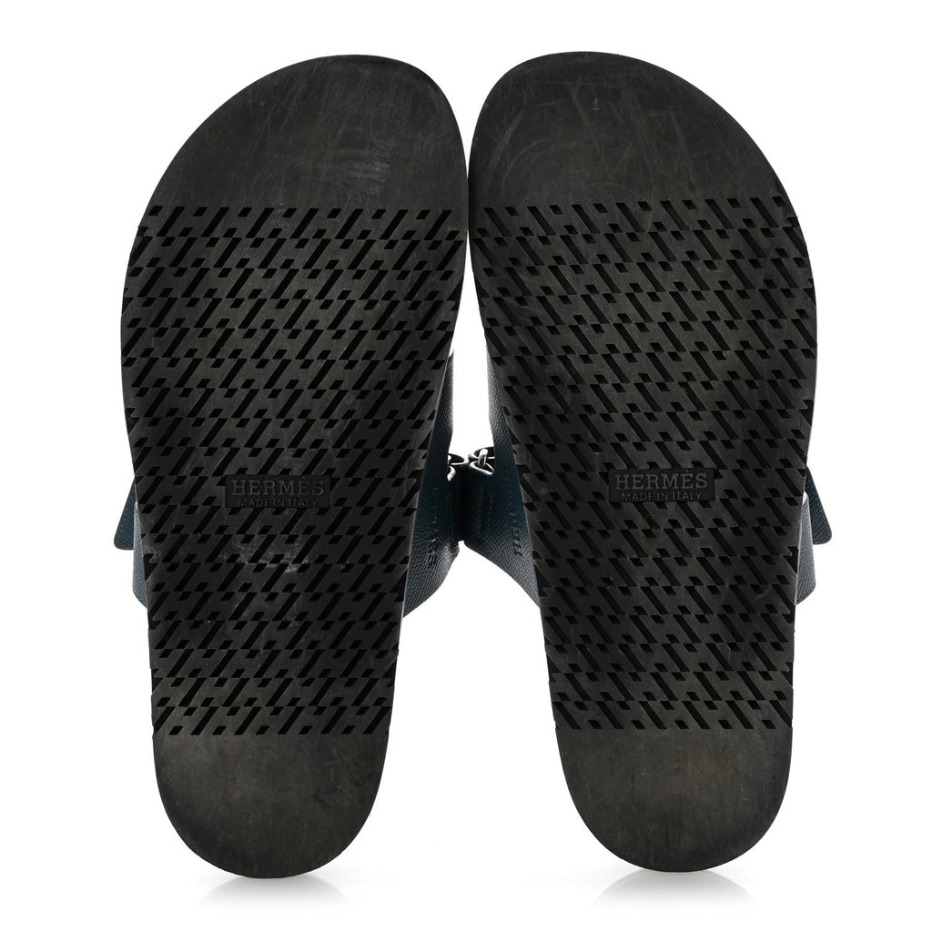 Epsom Mens Chypre Sandals 43 Bleu Canard wholesalehk.shop