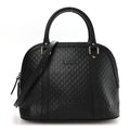 Microguccissima Medium Dome Bag Black £¨ Direct shipment via from wholesalehk.shop