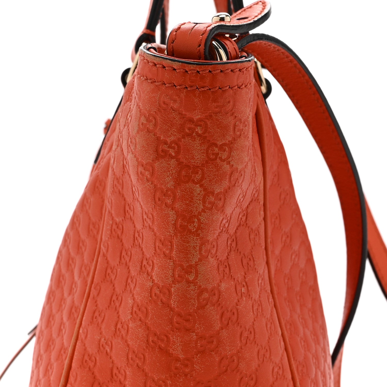 Microguccissima Small Bree Tote Sun Orange £¨ Direct shipment via from wholesalehk.shop
