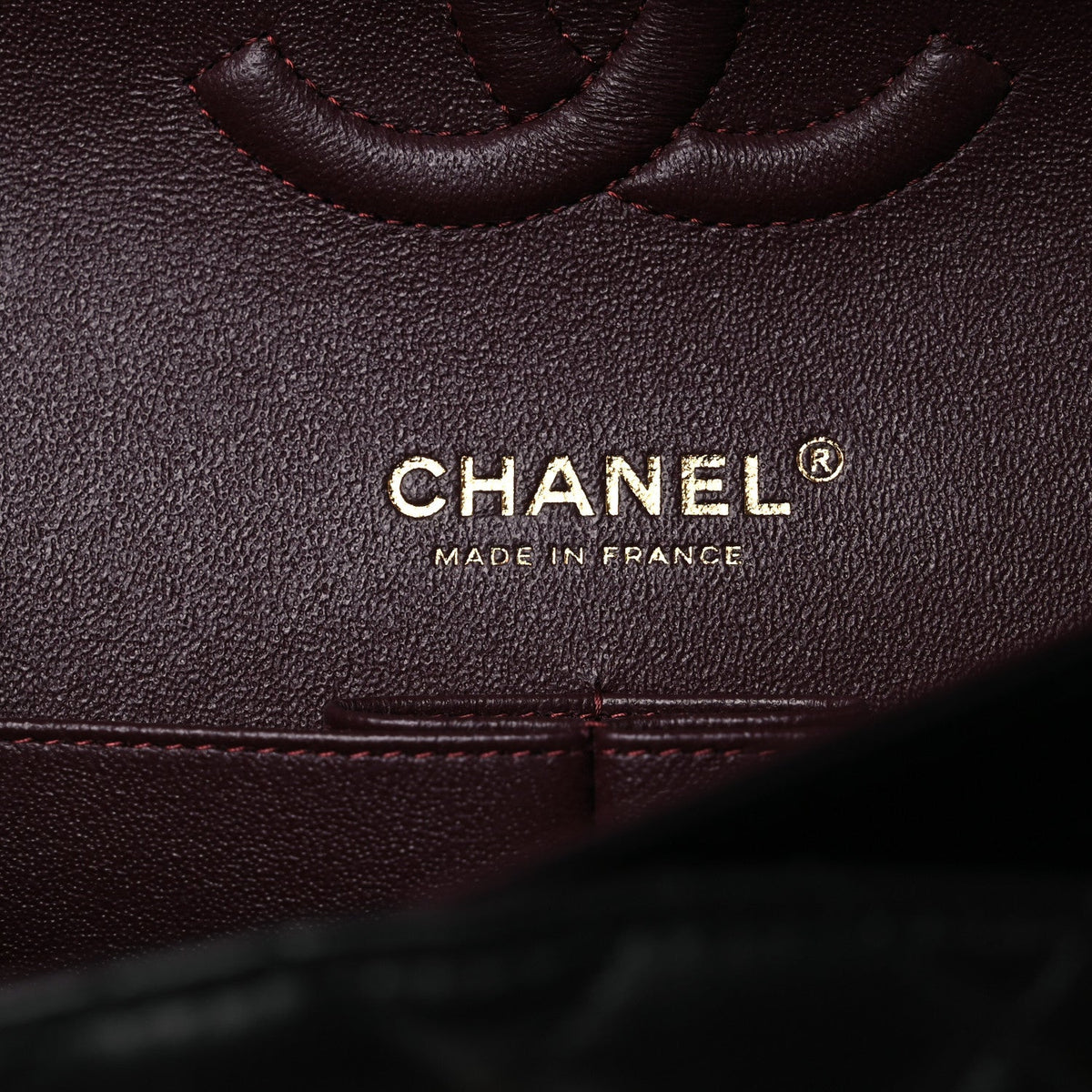 Lambskin Quilted Medium Double Flap Black wholesalehk.shop