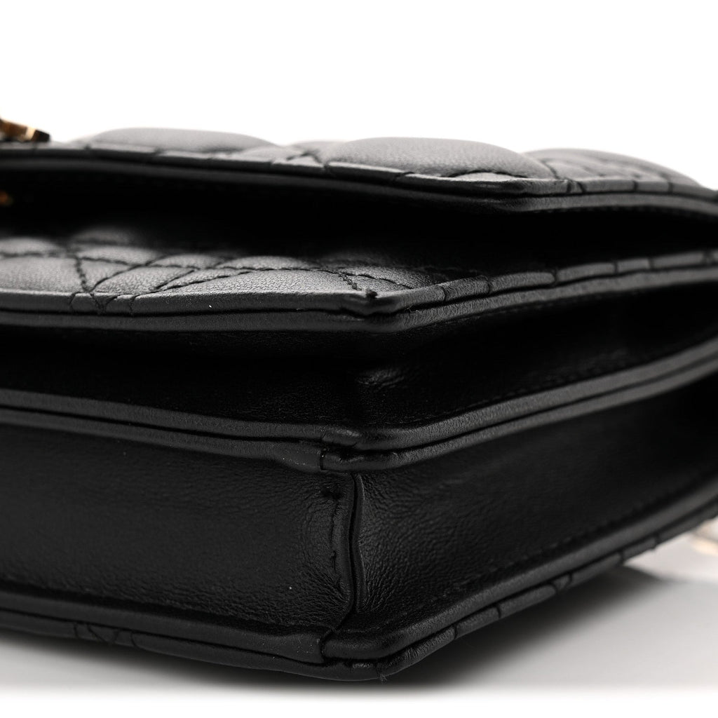 Lambskin Cannage Mini My Dior Bag Black wholesalehk.shop