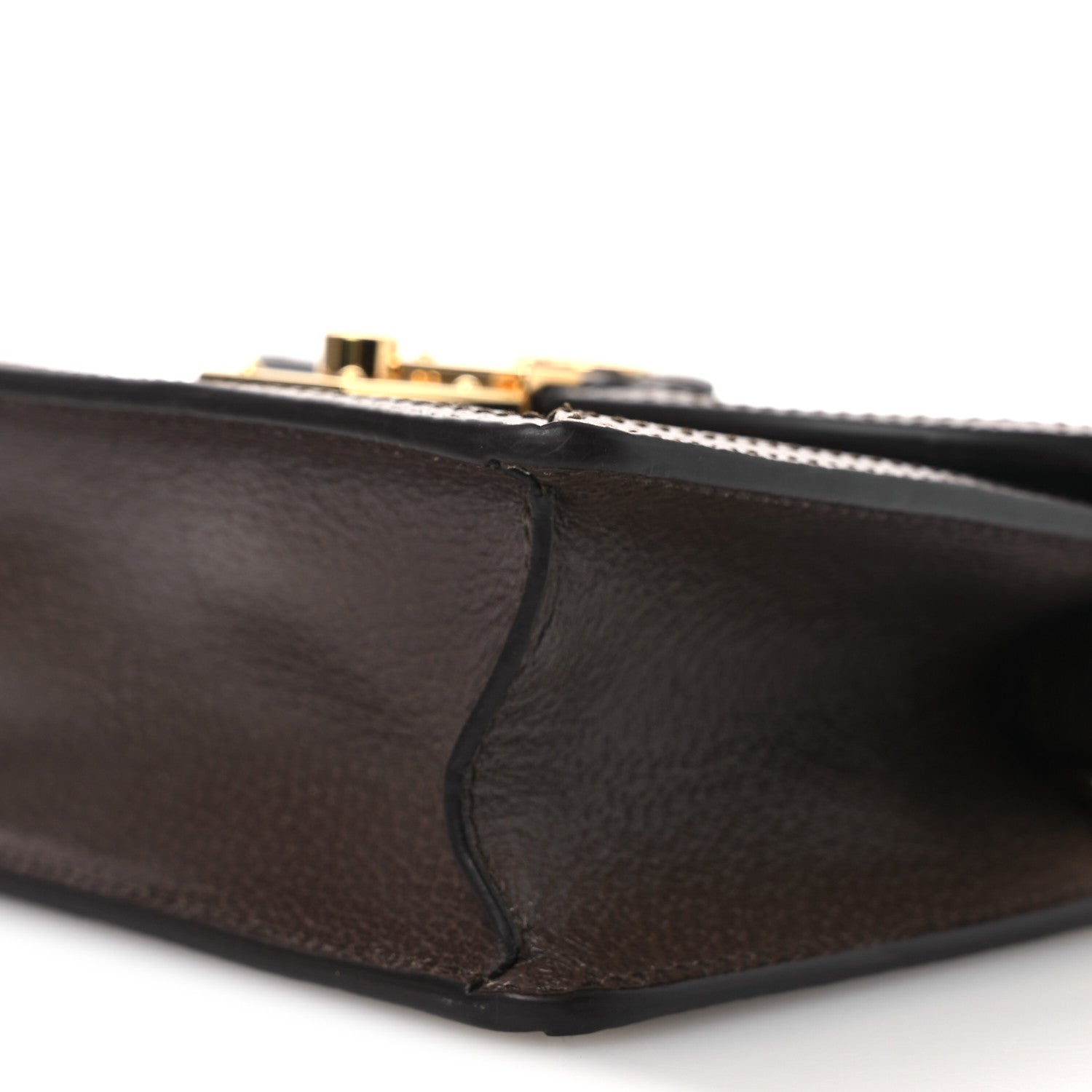 GG Supreme Monogram Textured Dollar Calfskin Web Mini Ophidia Padlock Top Handle Chain Shoulder Bag Beige Ebony New Acero £¨ Direct shipment via from wholesalehk.shop