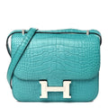 Matte Alligator Constance 18 Bleu Paon £¨ Direct shipment via from wholesalehk.shop