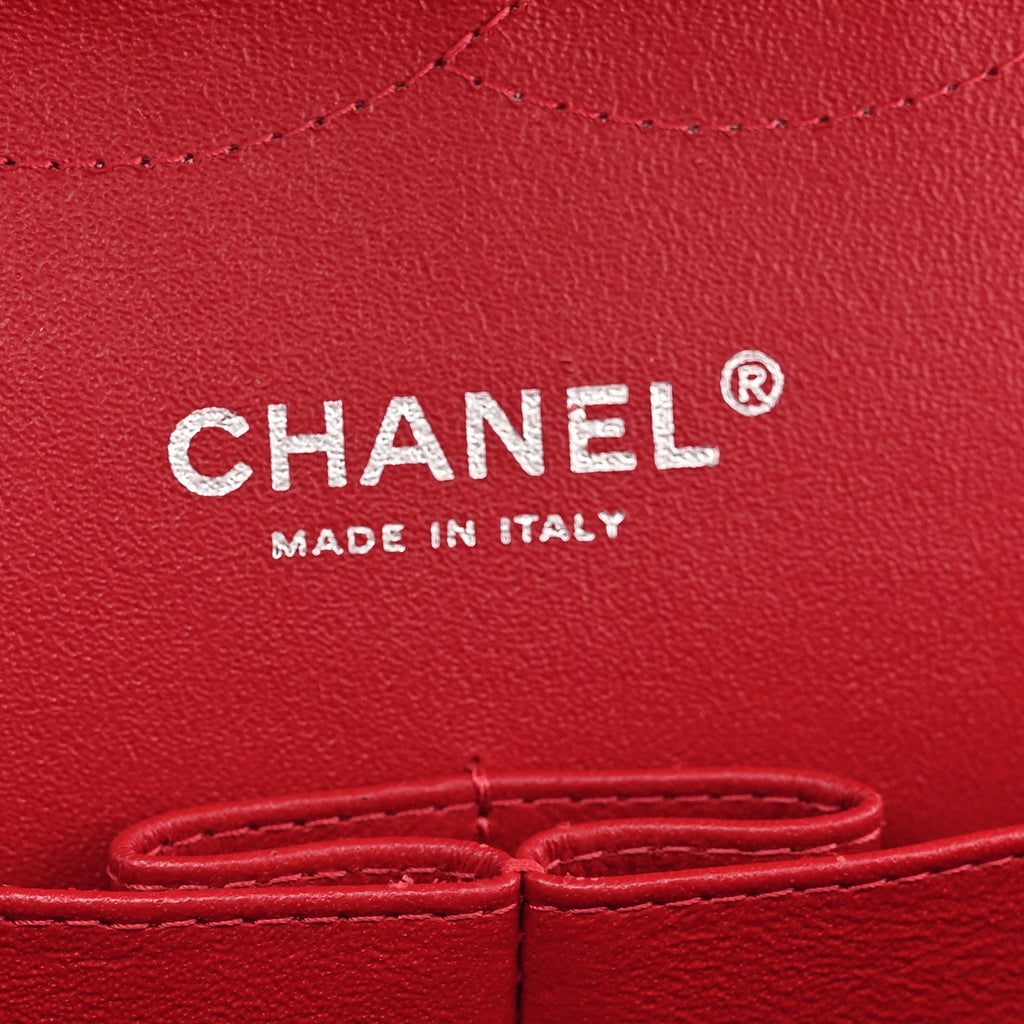 Caviar Quilted Jumbo Double Flap Red wholesalehk.shop