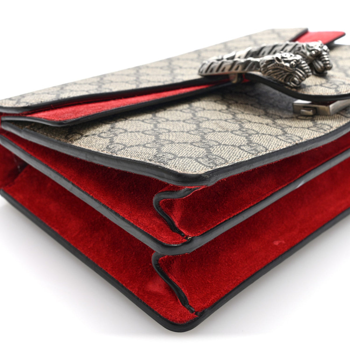 GG Supreme Monogram Small Dionysus Shoulder Bag Red wholesalehk.shop
